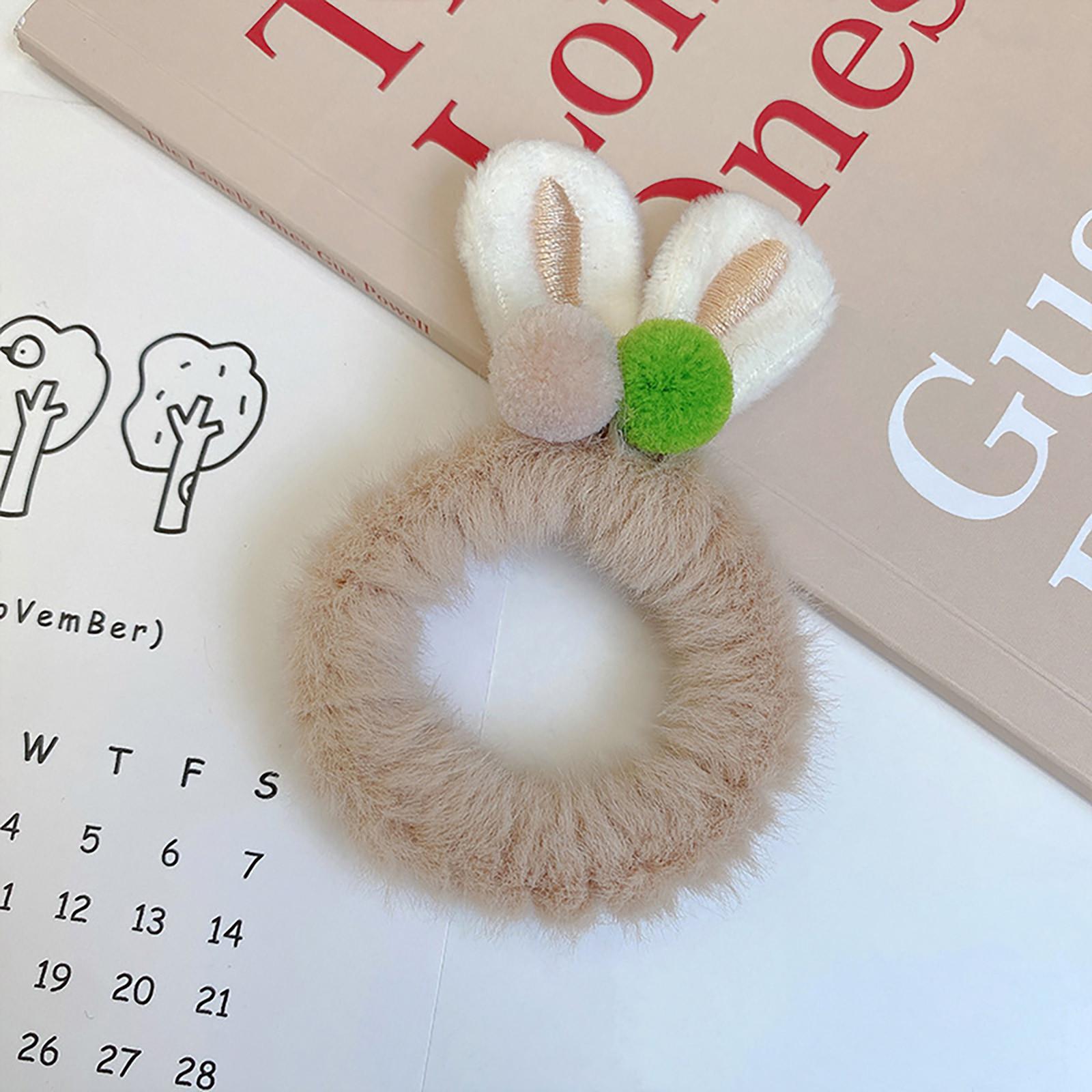 

Женская Мода Плюшевая Резинка для Волос Милая Завязка для Волос Головная Веревка Хвост Чехол One Size