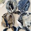 New Small Square Scarf Simple High-end Cashew Flower Waist Silk Scarf Women's High-end Fashion Versatile Belt Accessories