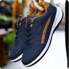 Casual Shoes Mens Outdoor Sport Tennis Sneakers Lightweight Comfortable Lace Up PU Trainer Formal Walking Flats for Men