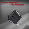 DaierTek ON Off Round Rocker Switches SPST 20Mm Mini 12 Volt DC Mini Circle Toggle Switch 12V For Car Automotive RV 2 Pin Switch 120V Wired