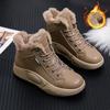 Women Platform Fur Sneakers 2025 Fashion Casual Warm Cotton Flats Shoes Winter Oxford Ladies Vulcanized Shoes Zapatillas Mujer