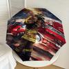 1PC firefighter firetruck Umbrella-8-Rib Reinforced, Automatic Open, Lightweight & Durable, Fashion Accessory for Outdoor-D393