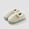 Slippers Women's Winter Home Warm Non Slip Plush Shoes Men Wearing Outside