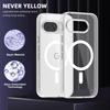 Applicable To Google 11ProXL Mobile Phone Case Magnetic Wireless Charging High Transparent Color goolge11A Anti-drop Protective Case