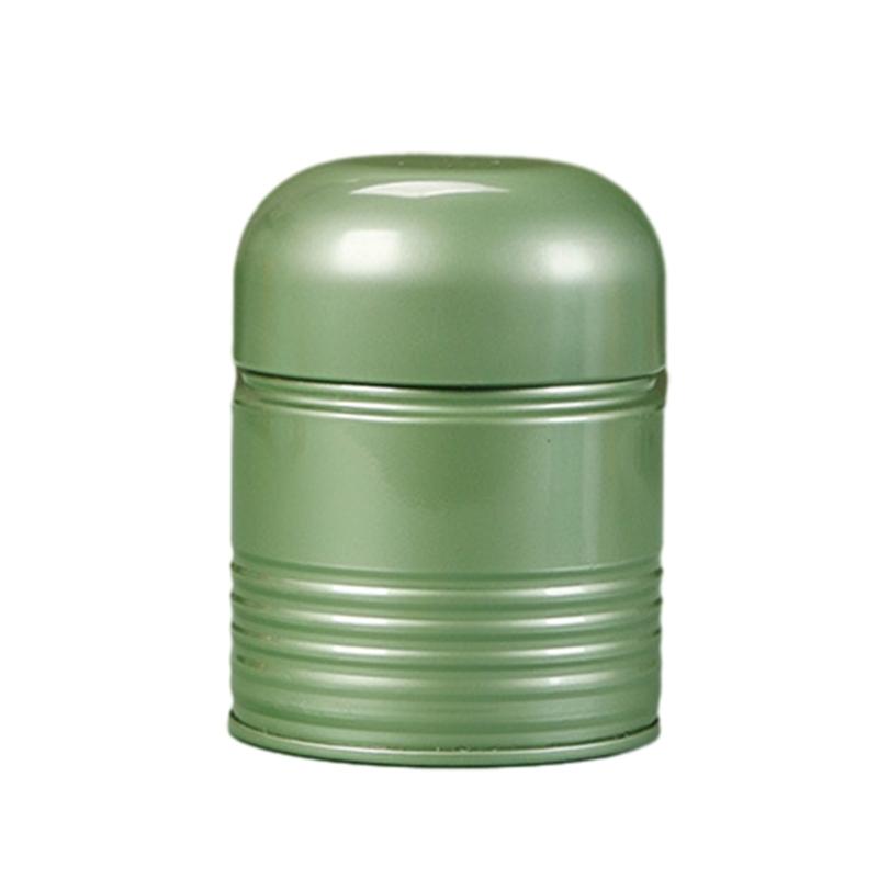 Compact Tea Storage Jar Sealing Tea Storage Box Tinplate Material for Tea