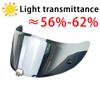 Rpha11 Helmet Visor Face Shield for HJC HJ26 Rpha 70 St Dustproof Windproof Sunscreen Shield Electroplated Visor Film Anti Fog