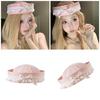 Sophisticated Unisex Hats Unique Weathered Stylish Hat Beautiful Bows Beret Hat for Women and Girls Accessory
