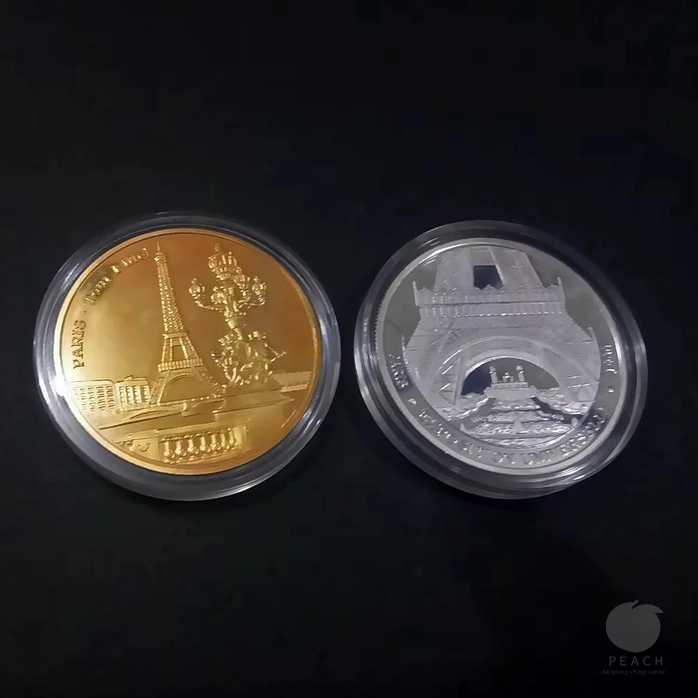 Paris Eiffel Tower Coin Collection Travel Collection Commemorative Coins Commemorative Coins Non-currency