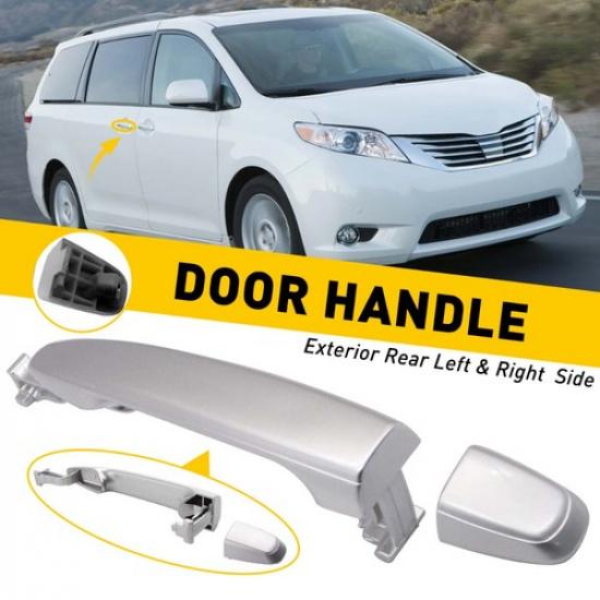2X For Toyota 2004-2010 Sienna Rear Outside Exterior Door Handle Left Right NEW