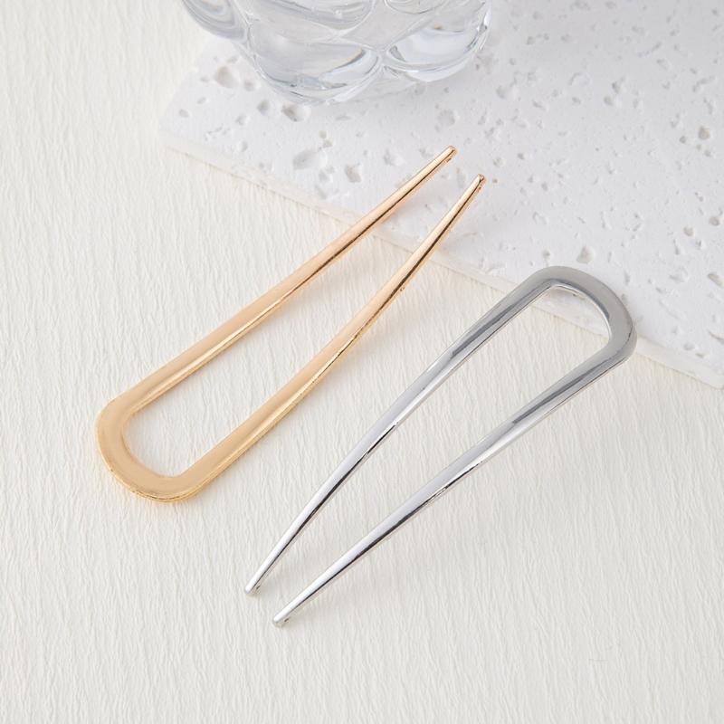 Fermacapelli Francesi a U per Chignon e Acconciature Accessori per Capelli in Metallo Fermacapelli Grandi Francesi per Donne Ragazze