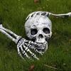 Halloween Decorations Simulation Hand Bone Skeleton Courtyard Ground Insertion Ghost Hand Bone Ghost Festival Decoration Props