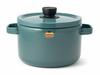 Fuji Enamel Casserole Deep Smoke Solid Dish, Type, Blue, 22cm, SD-22DW.SB