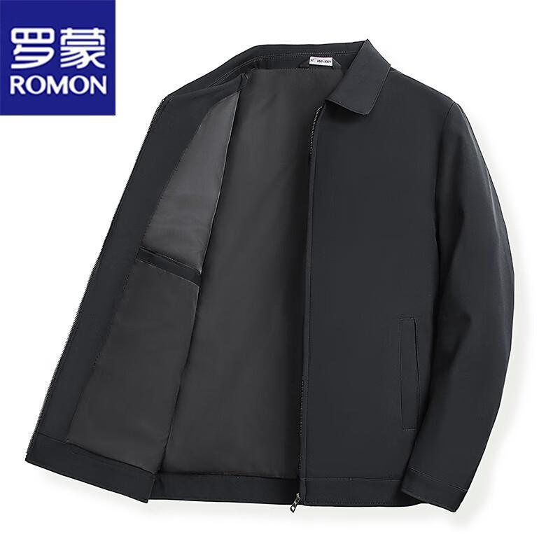 ROMON Men's Business Casual Lapel Jacket