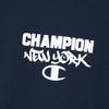 Champion Long Sleeve Long Crew Graphic Logo Men's T-Shirt, Navy, Sleeve, Neck, 100% Cotton, Print, Basic, C3-Z411