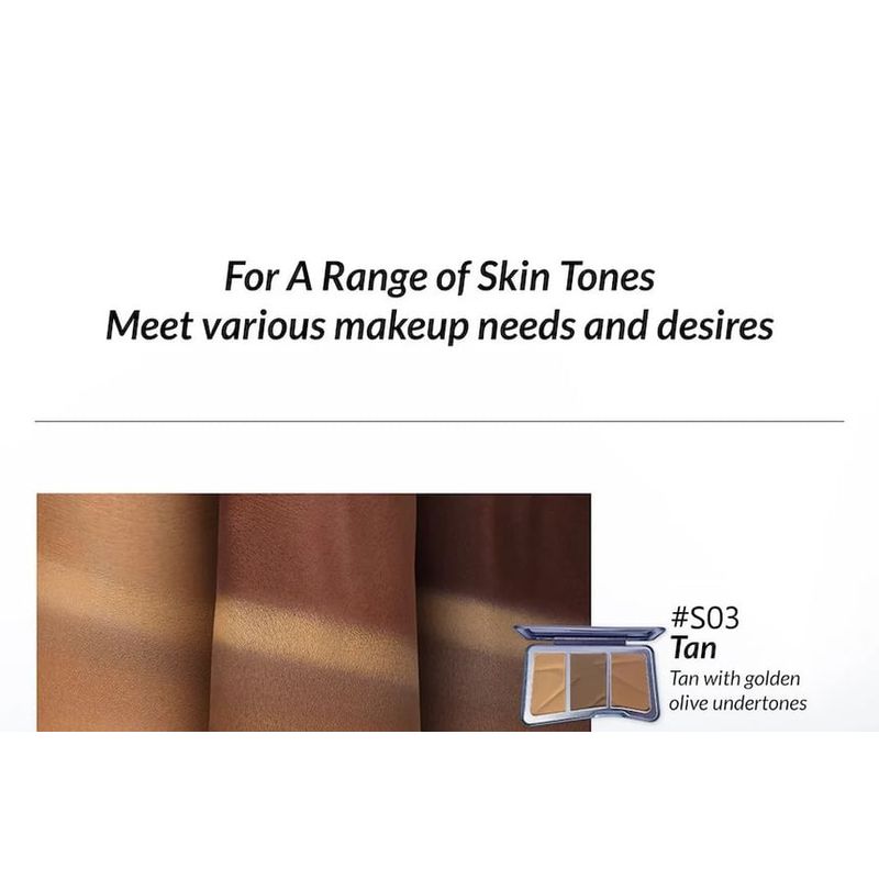 Kaleidos - Trikolorní paletka na konturování - 6 typů