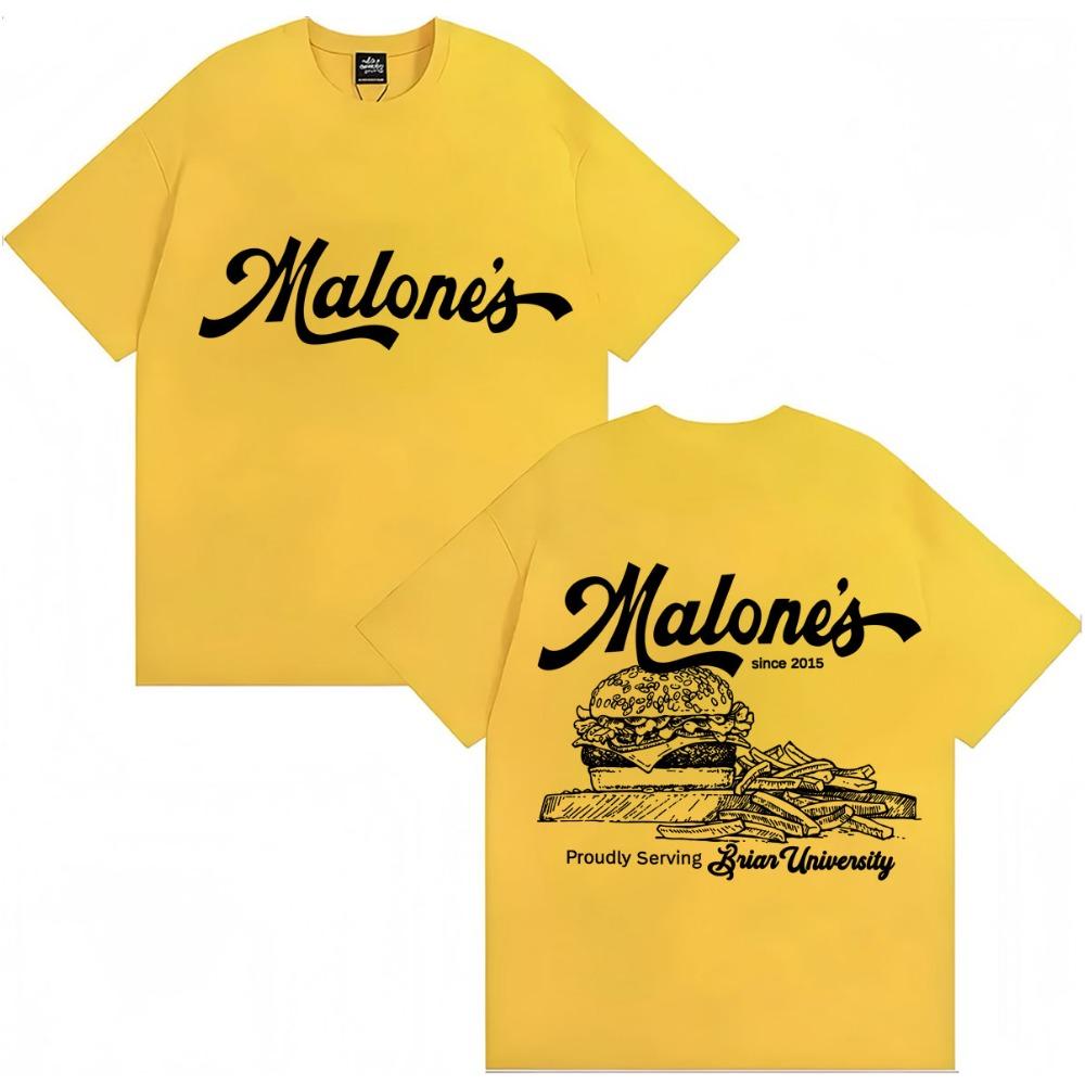 Off-campus Marlon's Briar University Bar and Burge T-shirt Men's and Women's Hockey T-shirt Oversized Fan T-shirt Streetwear