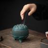 Lotus Incense Burner Ceramic, Sandalwood Household Use,Creative Aroma Burners,Tearoom and Yoga Room Desktop Decoration