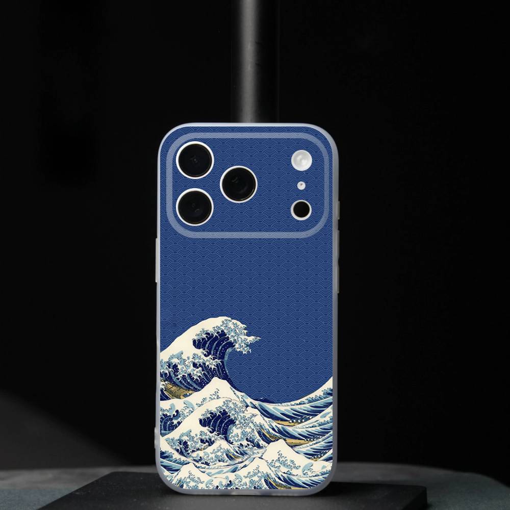 

Great Wave Off K-Kanagawa For iPhone 11,12,13,14,15,16,17,Pro,Max,Plus,Mini,SE4,E Phone Case With Magsafe Wireless Charging iPhone16