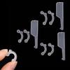 1 Set Elastic 3 Size Nasal Bridge Straightener Invisible Nose Shaper Pain Free Acrylic Nose Clip Corrector