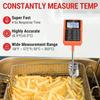 T21C TP510 Waterproof Digital Candy Thermometer, 8.1" Long Probe, For Food, Cooking, Meat, With Pot Clip
