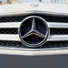 1pc 188mm/210mm ABS Car Front Grille Badge Decal Cover Emblem For Benz W204 W205 W210 W211 W212 W213 A/C/E/S class/CLA/GLA GLC