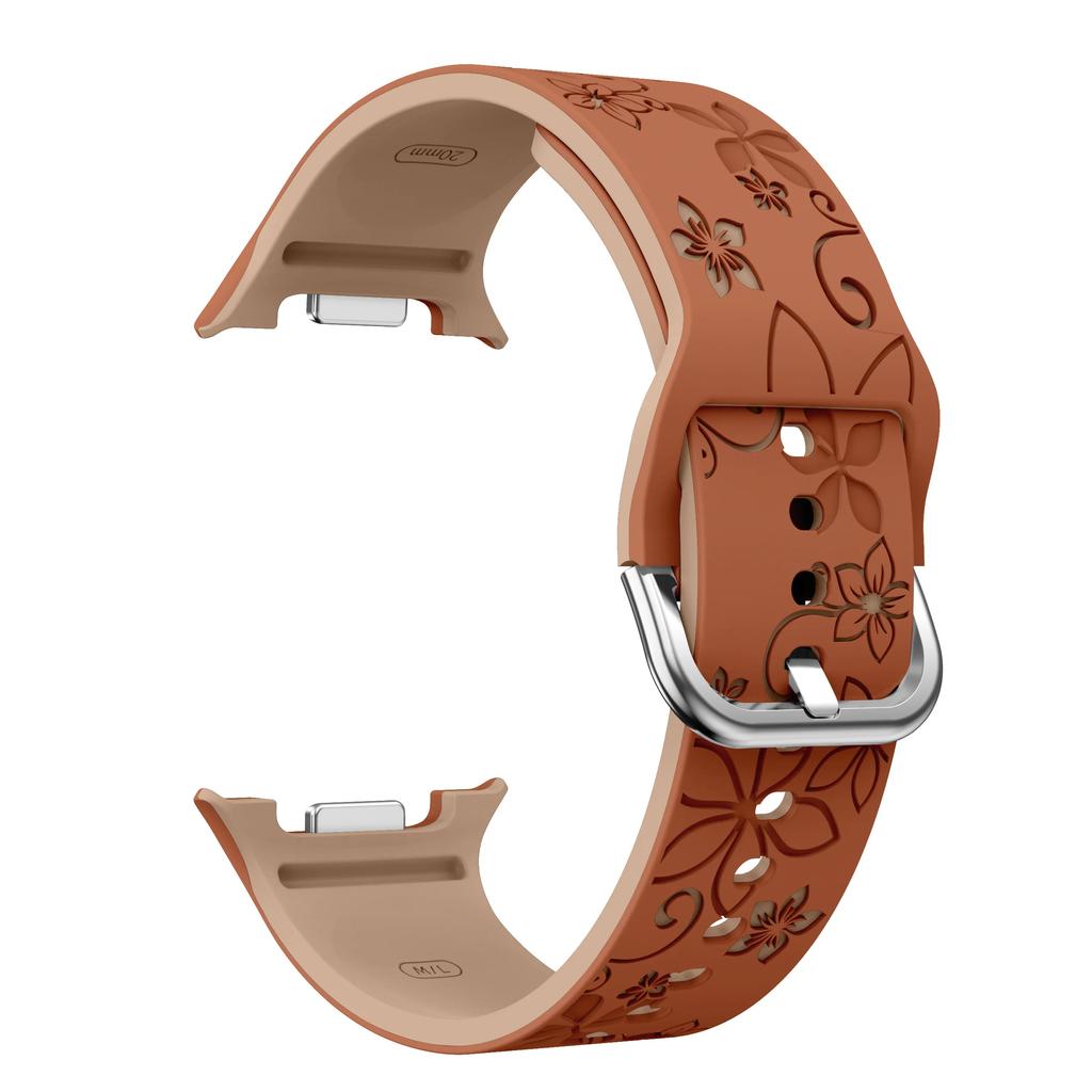 Sport Band for Samsung Galaxy watch 8/8 classic 46mm 44mm 40mm Engraved Wristband Belt Bracelets Correa Galaxy watch 8 Straps