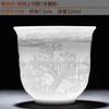 Chinese white porcelain cup goat fat jade personal cup Tea set ceramic host cup sample tea cup Kung Fu tea cup cup