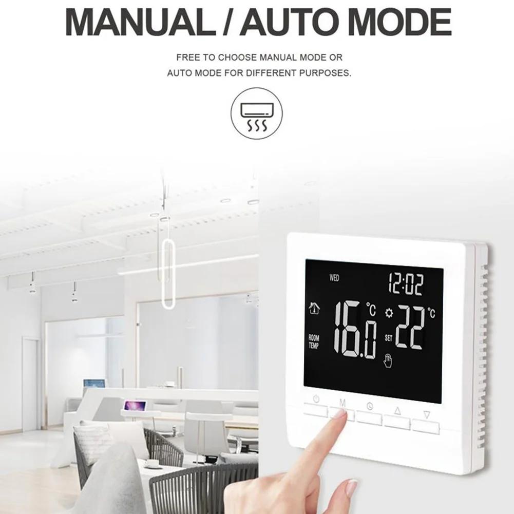 

Thermostat Programmable Digital Room Temperature Controller LCD Room Heating Home Improvement Hardware Parts For Home China Mainland