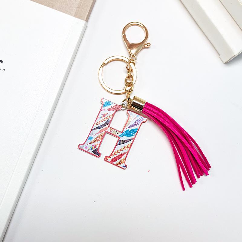 Colorful English Alphabet Keychain & Graduation Gift Accessory