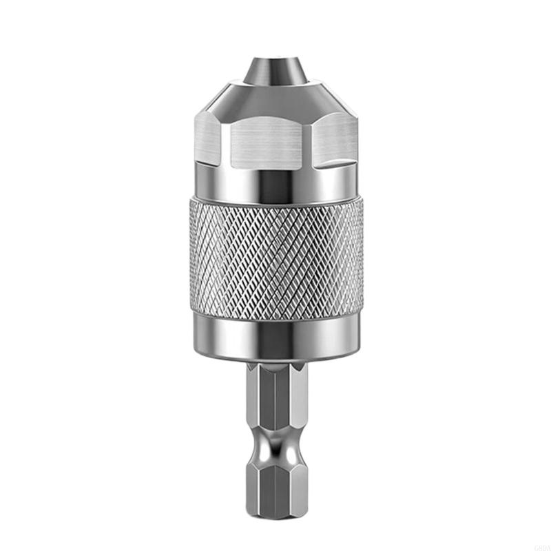 G8DA Universal Pneumatic Drill Hexagonal Shank Chuck 3 Jaw Quick Install Metal Tool