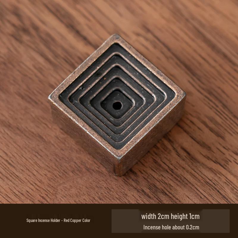 Antique Double-Layer Lotus Incense Holder for Tea Ceremony and Buddha Incense, Multi-Porous Sandalwood Line Burner.