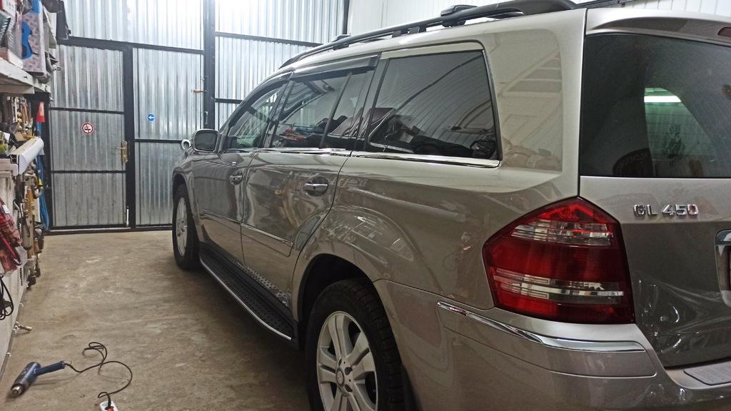 Нижняя окантовка окон (6 шт, нерж) для Mercedes GL сlass X164