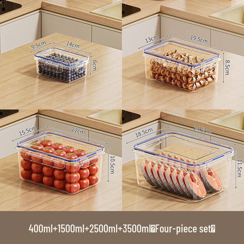 ZISIZ Food-Grade Refrigerator Storage Box