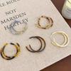 Vintage Women Exquisite Elegant Geometric Circle Temperament Earings Wedding Jewelry Gifts