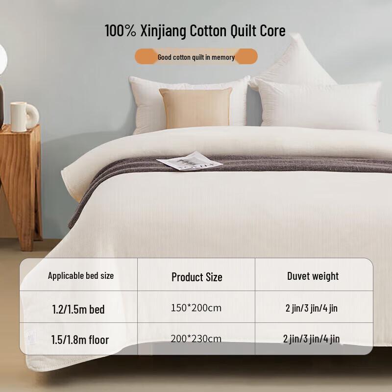 Natural Xinjiang Cotton Thin Quilt