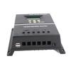 80A MPPT Solar Charge Controller 12V 24V 36V 48V LCD Display Solar Panel Battery Regulator with 2
