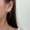 Pärlrosett Örhängen - Koreansk Stil, Retro, Mångsidiga, Eleganta Smycken för Kvinnor