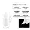 60/150/250ml PP Precision Tip Squeeze Dispensing Bottle with Leak-Proof Twist Cap Durable Plastic Containers Refillable Bottles