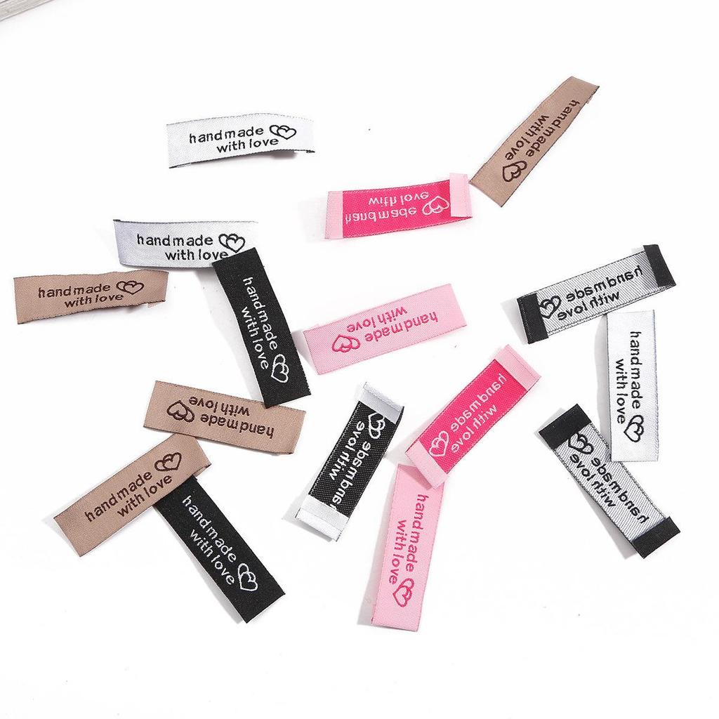 Handmade Fabric Clothing Labels for DIY Sewing Crafts