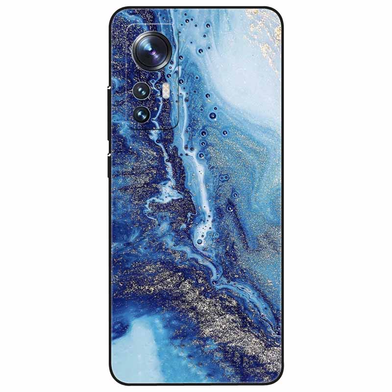 For Xiaomi Redmi Note 12s Case 12 S Soft Black Silicone Cool Marble TPU Funda Para for Redmi Note 12S 2023 Shockproof Note12s