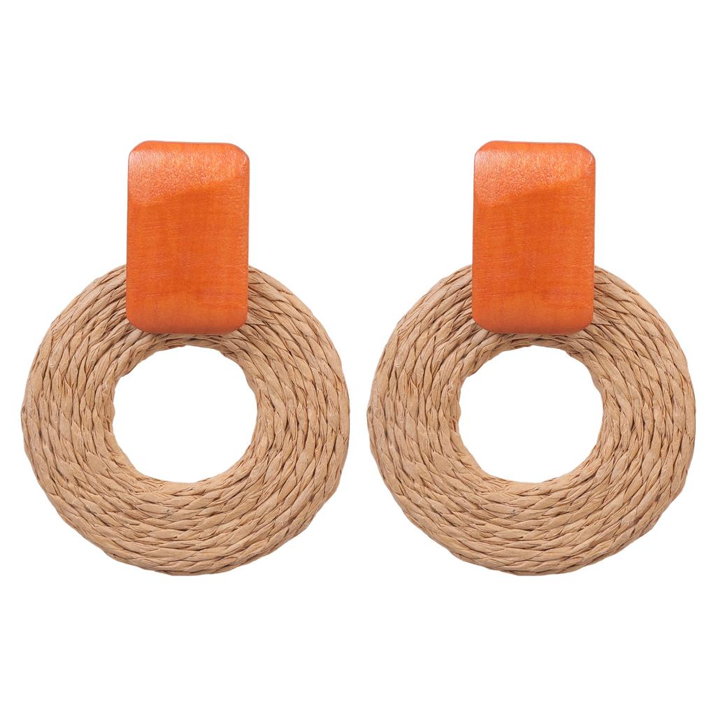 Allergy Proof Wood Drop Earrings Artisanal Handcrafted Bohemian Jewelry Natural Sustainable Material Ear Accessory