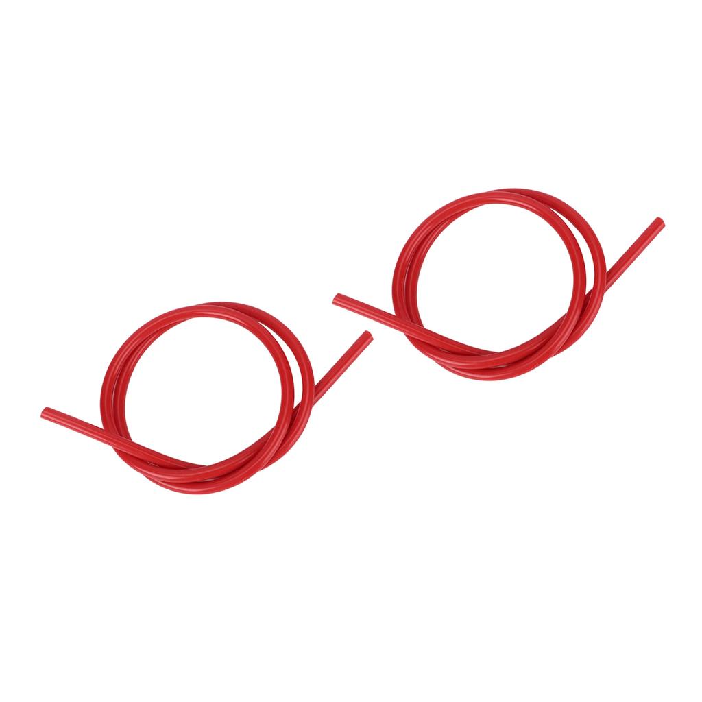 2 Pcs Ignition Wire 8mm Silicone Silicon Carbide Core Ignition Wire 1m LongRed