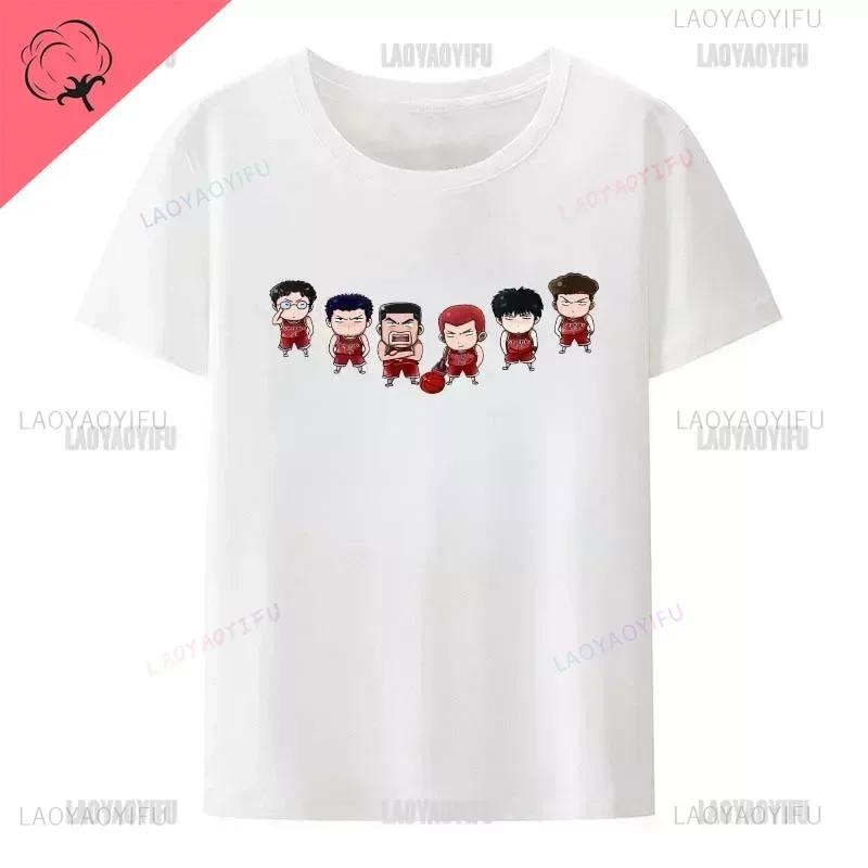 Slam Dunk Movie Co-branded Short Sleeve Tshirt Rukawa Maple Sakuraki Hanamichi Century High Five Cartoon Print Short Sleeve Tops