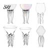 Bar Party Glassware Octopus Tentacle Wine Goblets, Jellyfish Shape Cocktail Glass, Artistic Stemware for Beverage Drinking Glasses Wine, Cool