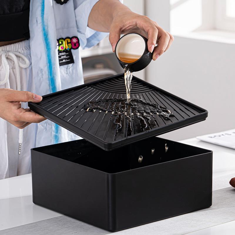 Black Ceramic Side Handle Teapot Travel Car Luxury Portable Cup Outdoor Storage Box Kung Fu Tea Set