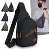 Herren Brusttasche Große Kapazität Mehrere Fächer Umhängetasche