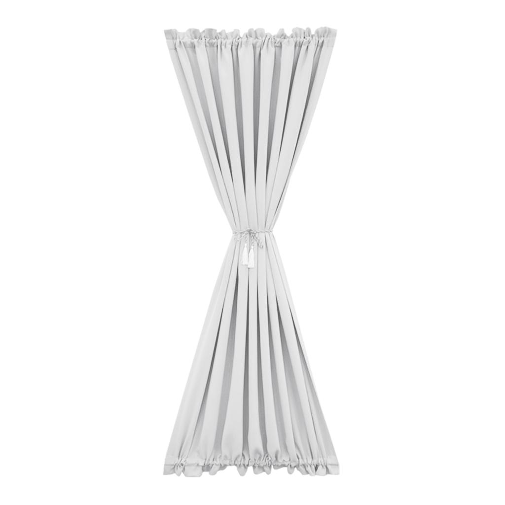 Blackout Door Curtains Privacy Thermal Insulated French Door Curtains Window Panels Kitchen Short Curtains Panels Rod Pocket