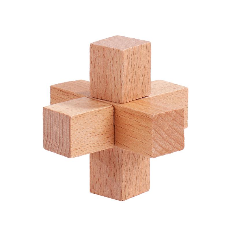

Children s Wooden Educational Luban Lock Set - Nostalgic Puzzle Toy Gift