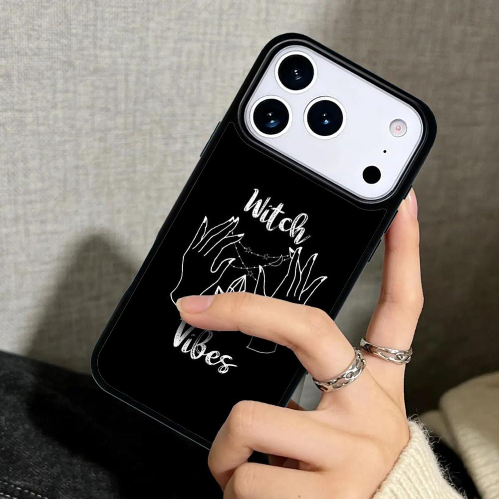 Capa Case for iPhone 17 Air 16 Pro Max 15 Plus 11 13 Mini 14 12 Back Phone Cover Witch Magic