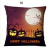 Luxurious Cotton Linen Square Halloween Pattern Throw Pillow Case Cover For A Timeless And Elegant Home Decor